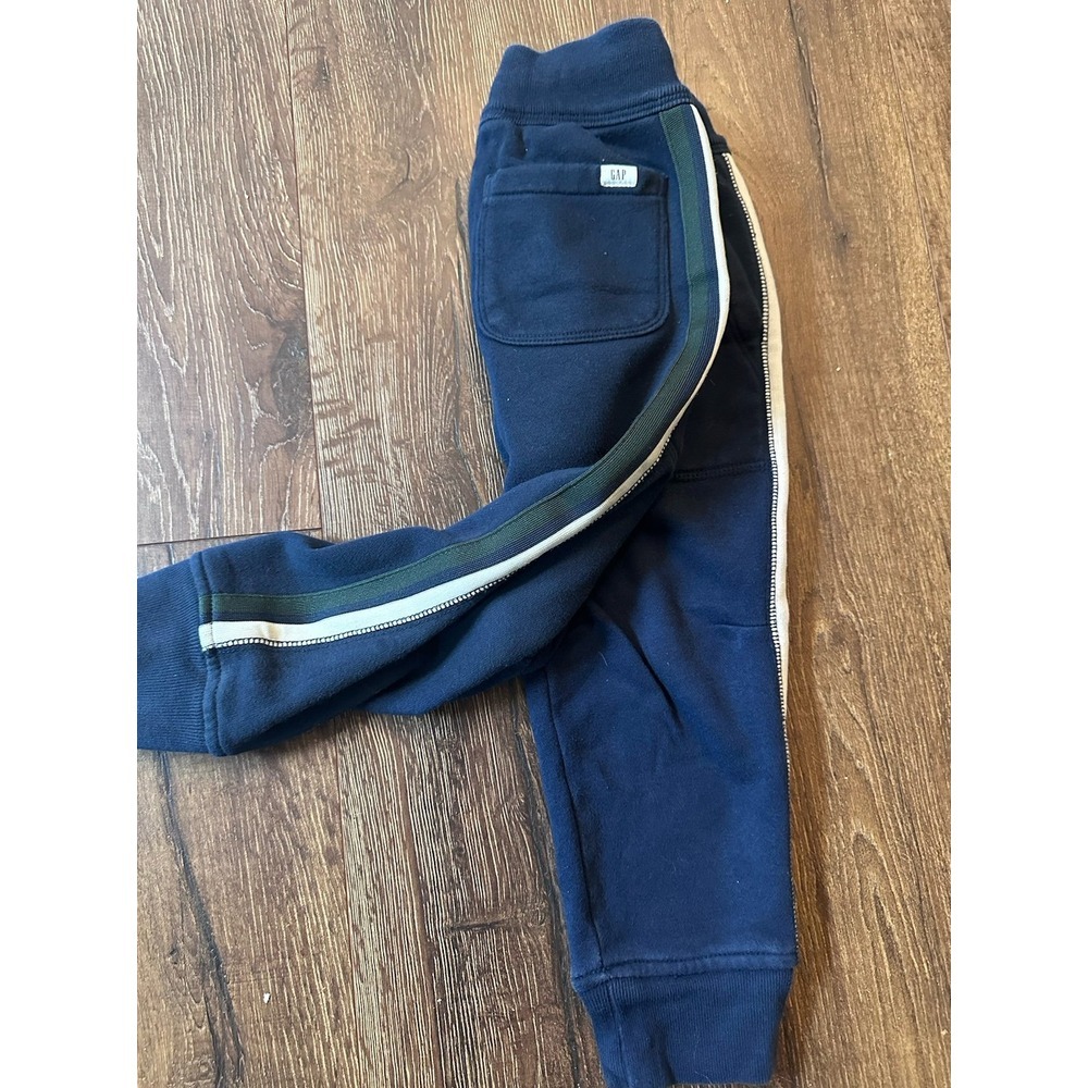 Gap navy blue sweatpants xs track sweats stripe fall